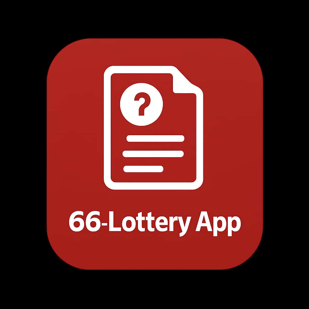 Minimal icon representing the Features Overview of 66 Lottery App.