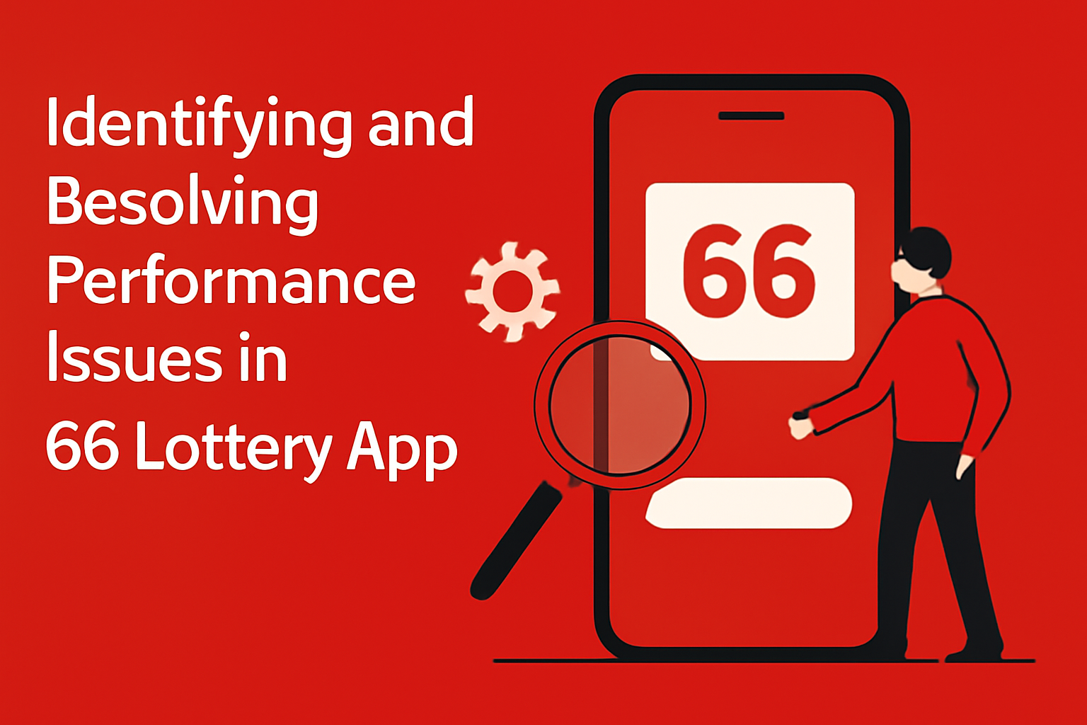 Visual representation of the 66 Lottery App Login Guide with the app's name prominently displayed.