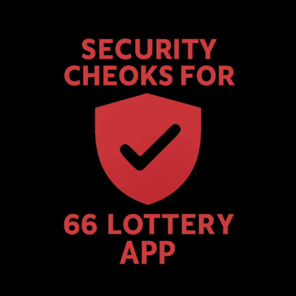 An icon representing security checks for the 66 Lottery App.