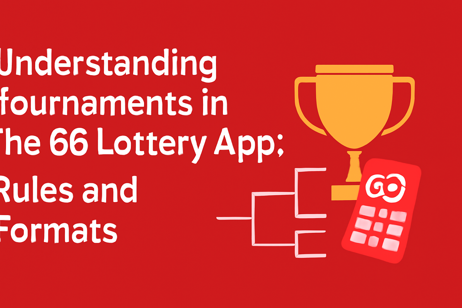 Informational scene illustrating login troubleshooting for 66 Lottery App.