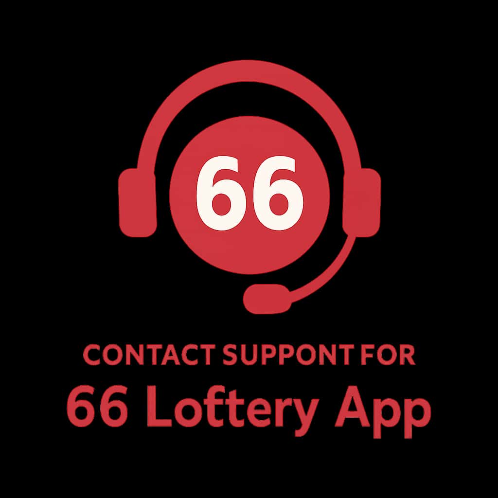 Icon representing support for the 66 Lottery App.