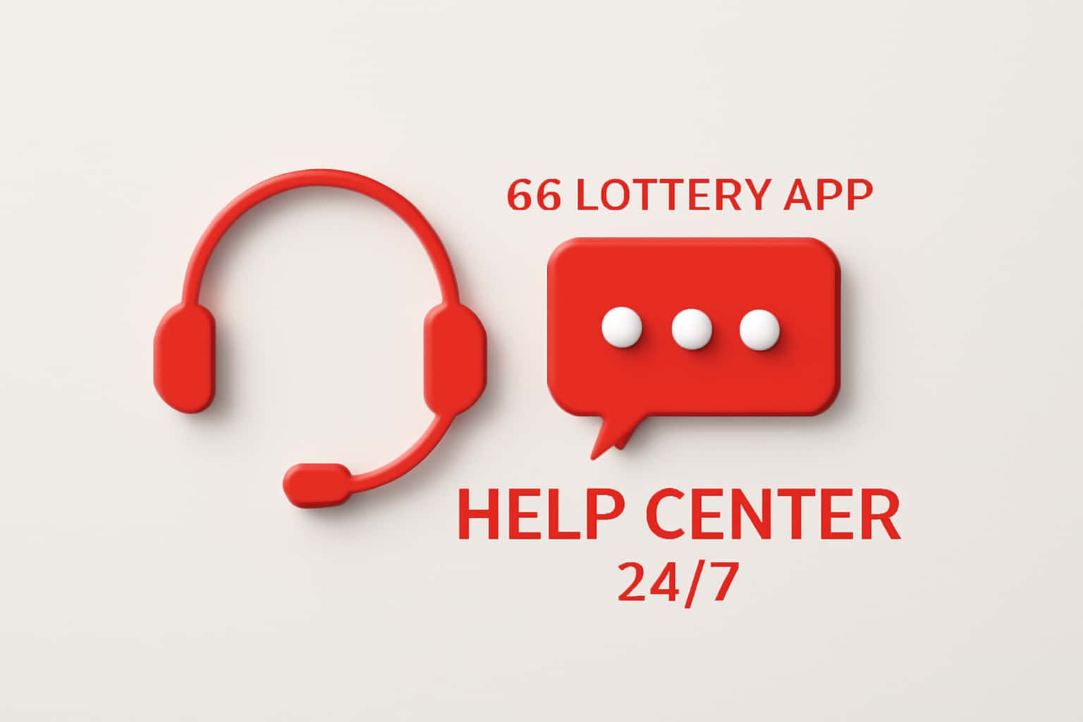66 Lottery App Help Center 24/7 Interface
